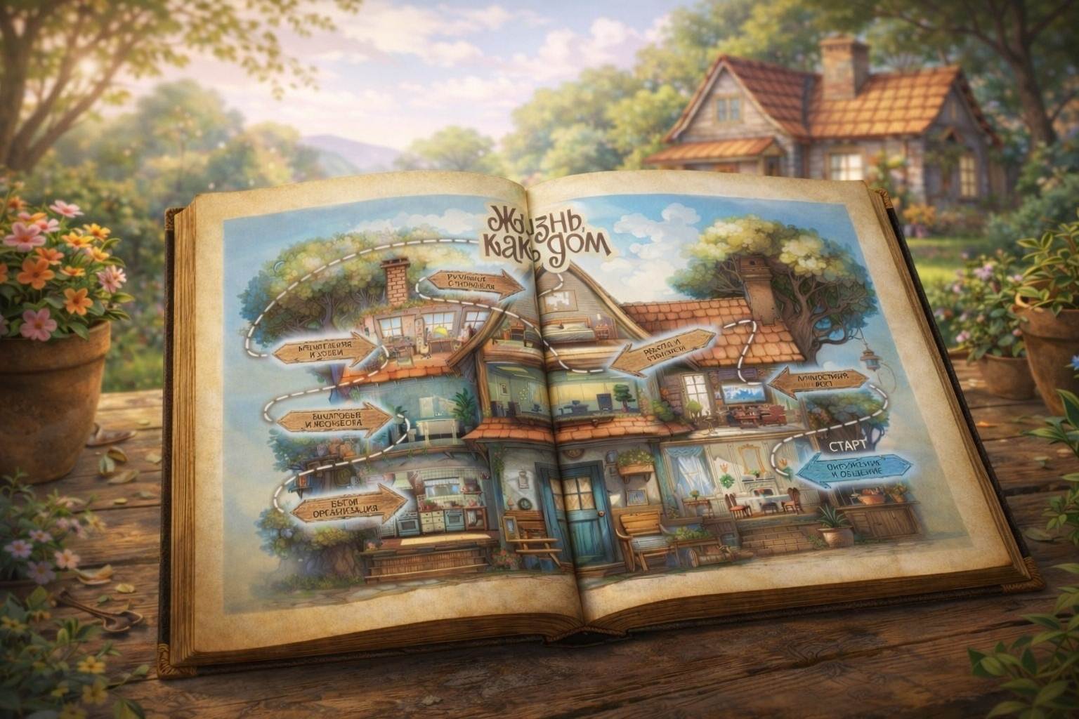 Психологическая игра "Жизнь как дом"