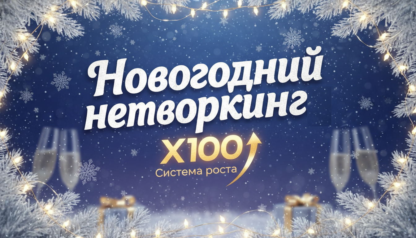 Новогодний нетворкинг X100 Система роста