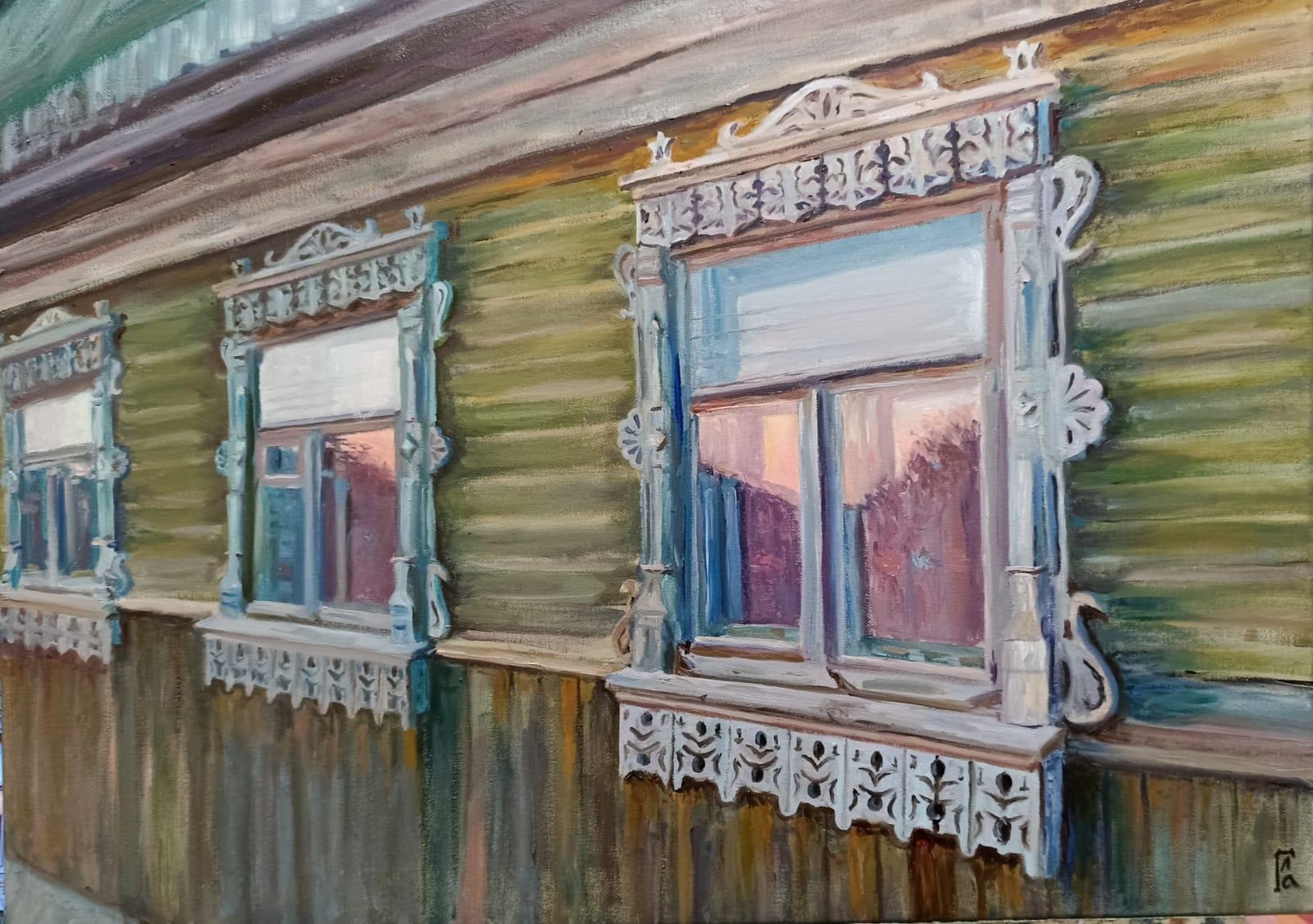 Творческая встреча с авторами художественной выставки «Города резные окна»