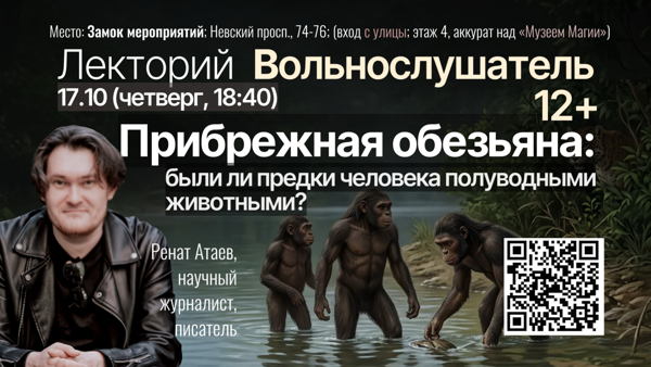 Прибрежная обезьяна: были ли предки человека полуводными животными?