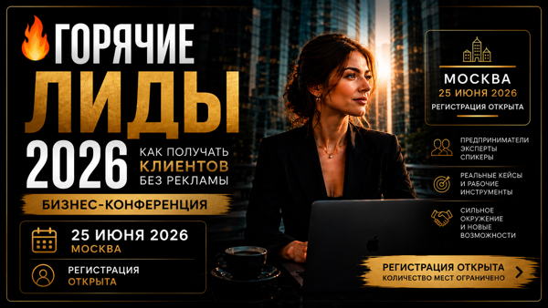 Бизнес-конференция "ГОРЯЧИЕ ЛИДЫ 2026" | Как получать клиентов без рекламы | Москва