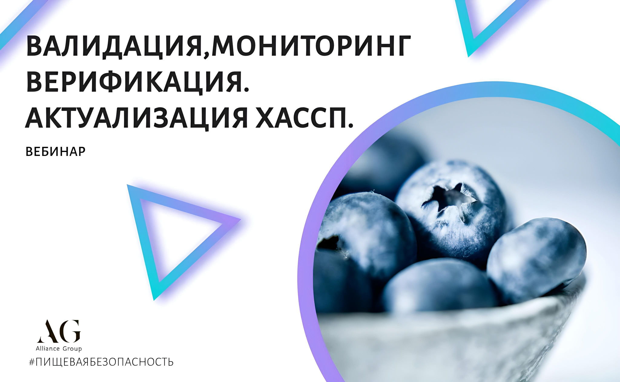 ВАЛИДАЦИЯ, МОНИТОРИНГ, ВЕРИФИКАЦИЯ В СИСТЕМЕ ПИЩЕВОЙ БЕЗОПАСНОСТИ. АКТУАЛИЗАЦИЯ ХАССП. (ВЕБИНАР)