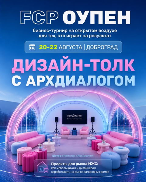 Дизайн-тур в Доброград с "Архдиалог" на FCP Open