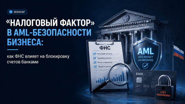 «Налоговый фактор» в AML-безопасности бизнеса: как ФНС влияет на блокировку счетов банками