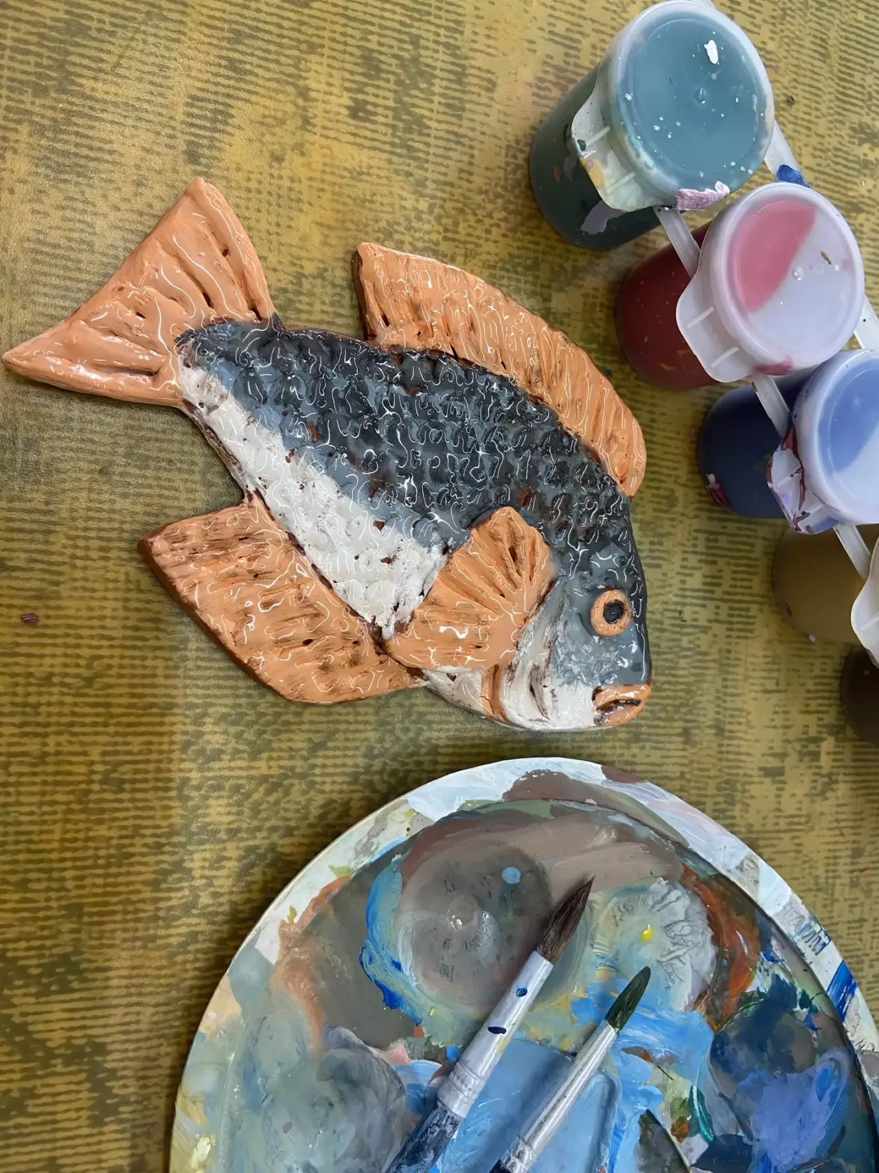 Мастер-класс "глиняная рыбка"