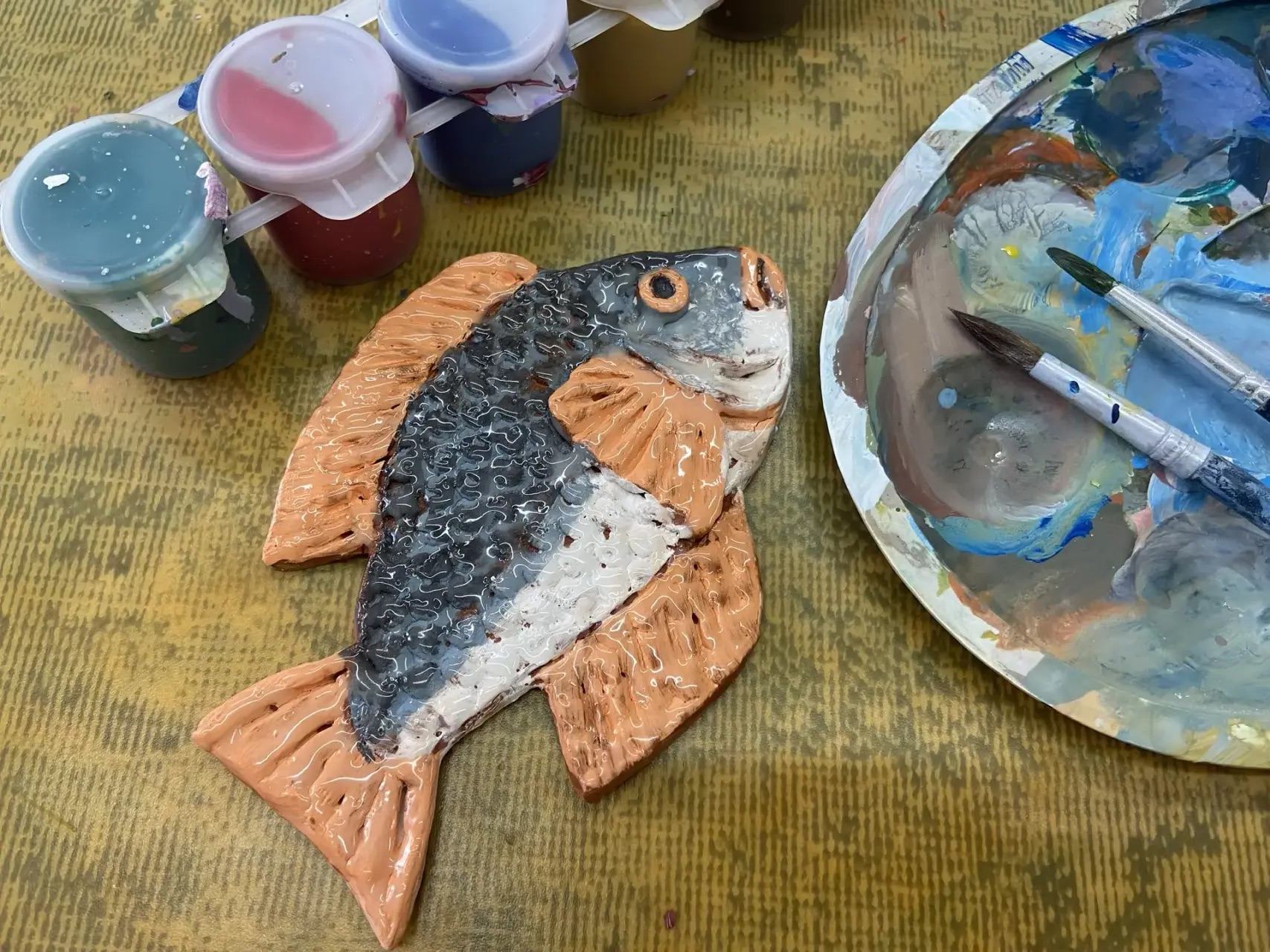 Мастер-класс "Глиняная рыбка"