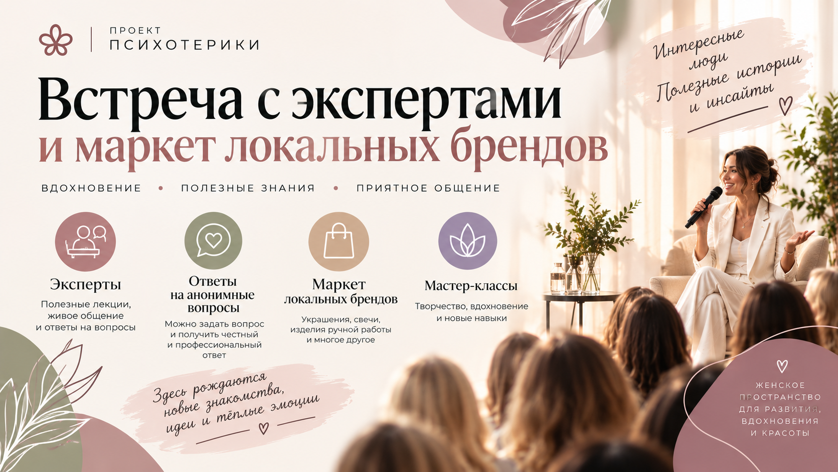 Встреча с экспертами и маркет локальных брендов