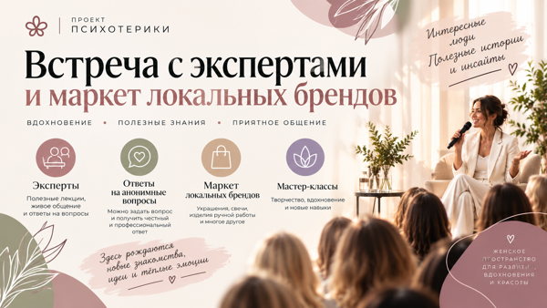Встреча с экспертами и маркет локальных брендов