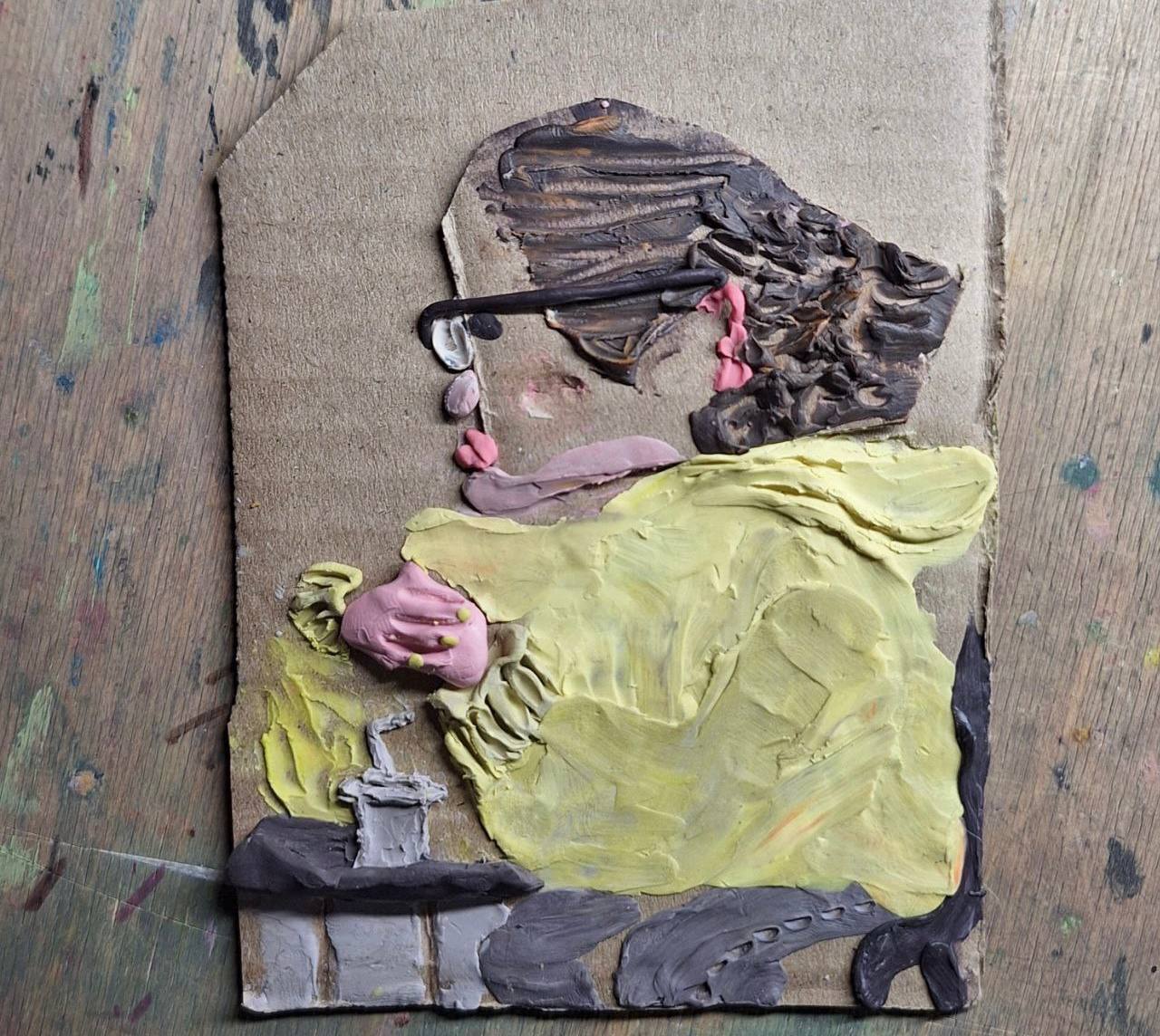 Пластилиновой рельеф