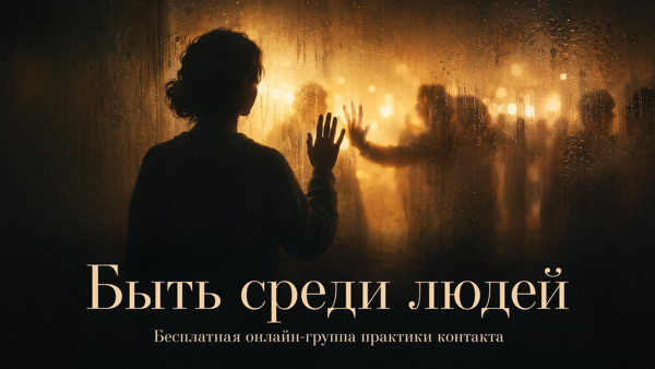 Быть среди людей: бесплатная онлайн-группа практики контакта