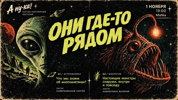 Стррррашный научно-популярный лекторий "Они где-то рядом"