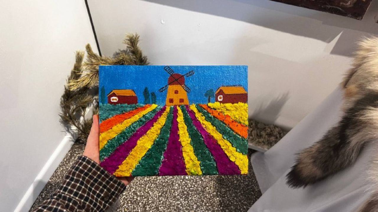 Мастер-класс "Картина: цветущие поля" (6+)