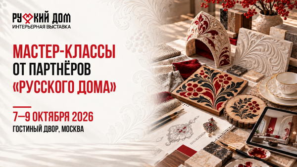 Мастер-классы от партнеров «Русского дома» на 2026 года в Гостином дворе