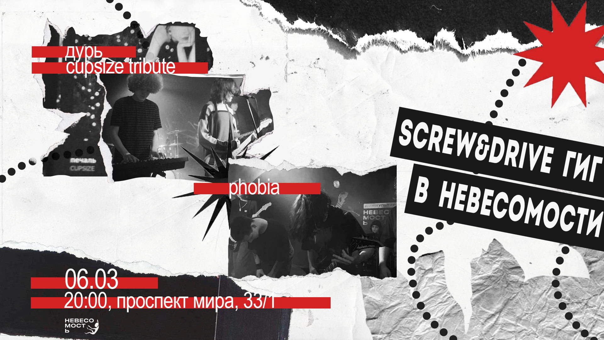 SCREWDRIVE ГИГ: концерт Дурь и PHOBIA