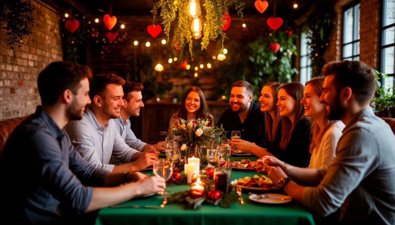 Романтичный дейтинг-ужин