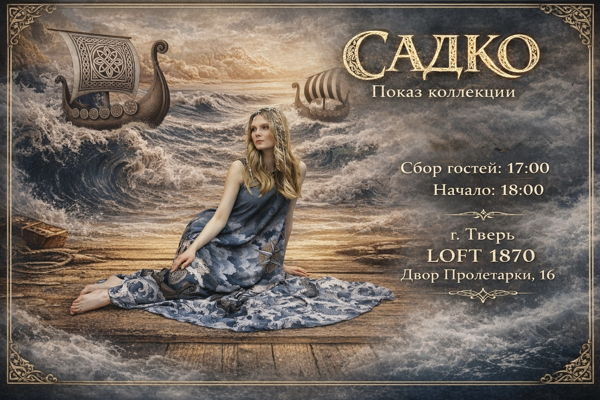 Душегрея показ коллекции САДКО