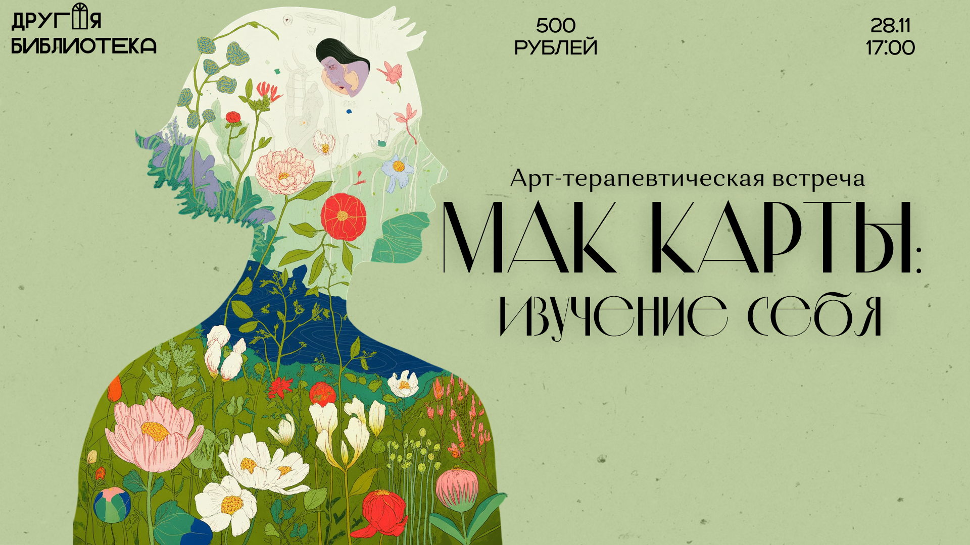 Арт-терапевтическая встреча «МАК карты: Изучение себя»