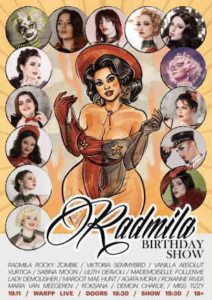 RADMILA BIRTHDAY SHOW. СПБ 18+