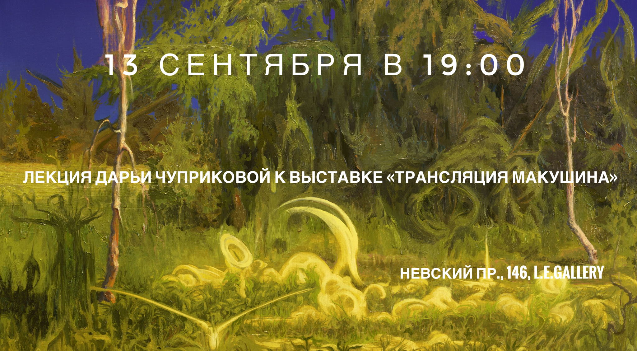 Лекция искусствоведа Дарьи Чуприковой о выставке "Трансляция Макушина"
