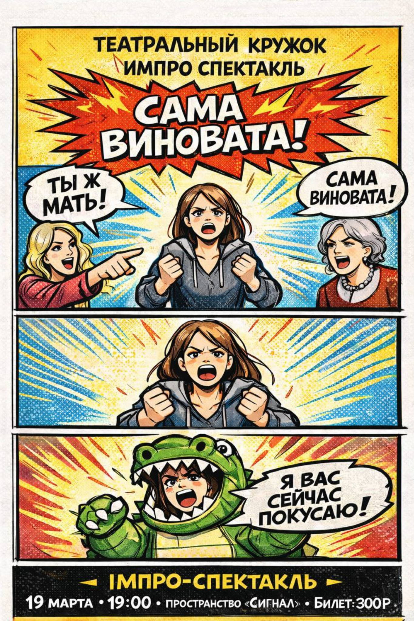 ИМПРО-СПЕКТАКЛЬ "САМА ВИНОВАТА"