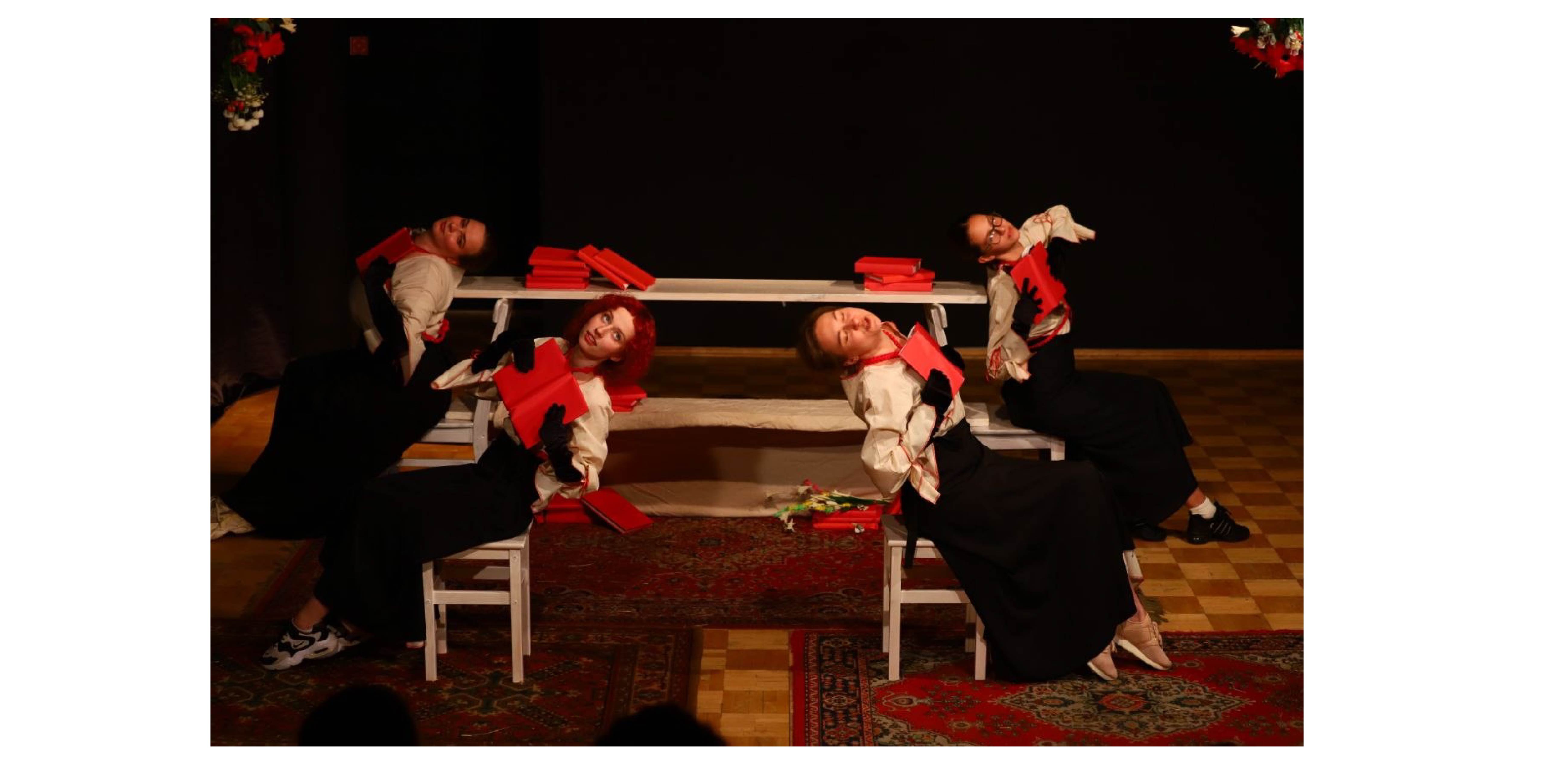 Театральный перформанс «татьяны» независимого любительского театра «чибис»