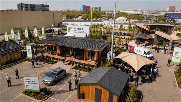 Презентация Марфино: познакомьтесь с новой выставкой полноразмерных домов до официального запуска