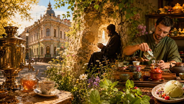 НеобыЧайная прогулка по Москве: чай с заедками, самовары и купеческие секреты