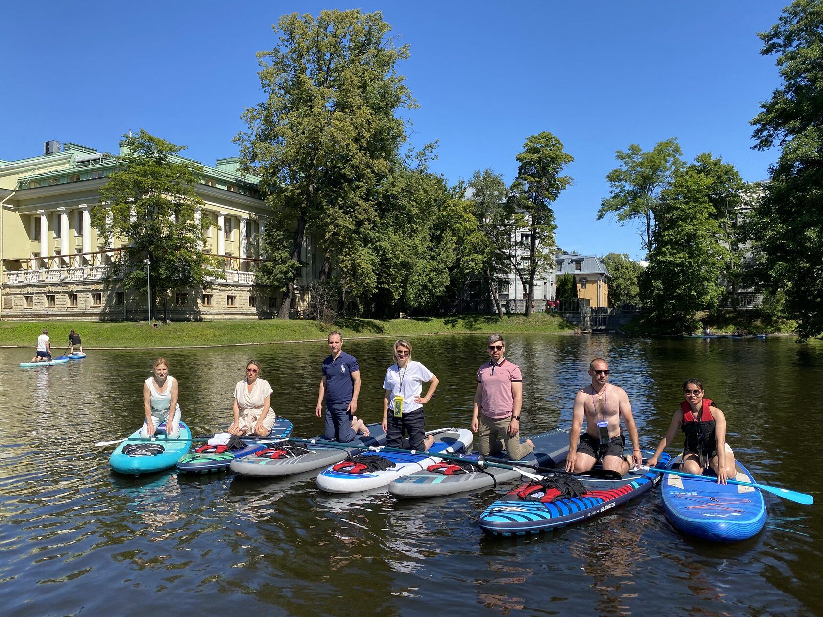 Сап-прогулка по Каменному острову