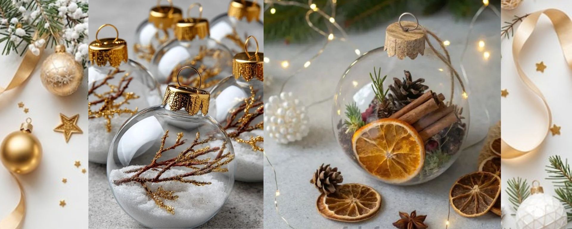 Мастер-класс в изо-студии "Новогодняя игрушка из природных материалов". Декорирование