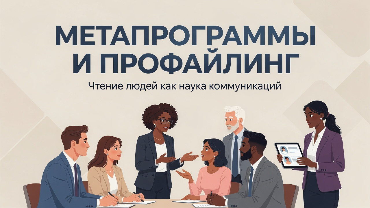 МЕТАПРОГРАММЫ и Профайлинг: как читать коллег и клиентов за 10 минут