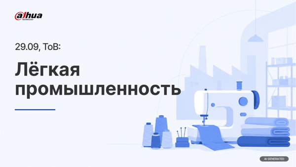 TechTuesday | Интеллектуальные производства: как Dahua помогает производству и складам работать эффективнее