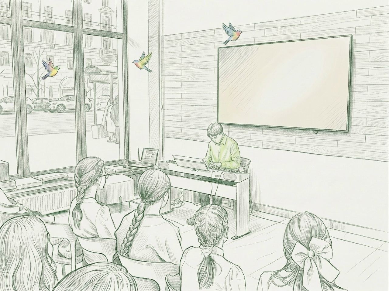 «Свеча, музыка, страницы…»