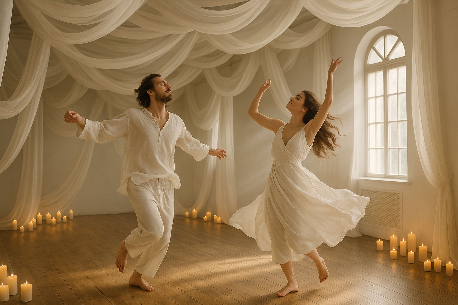 ECSTATIC WHITE DANCE