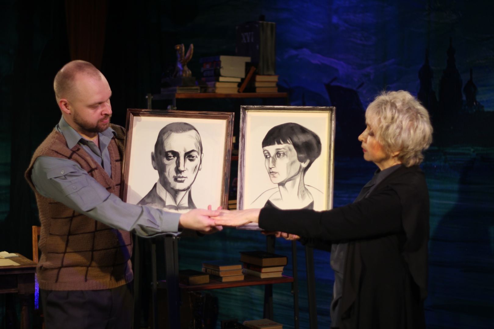 Ирина Одоевцева «На берегах Невы» Мытищинский театр кукол «ОГНИВО» им.Железкина. Фестиваль кукольных театров России «Балаганчик»