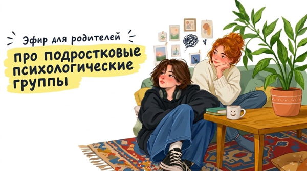 Эфир для родителей про подростковые психологические группы