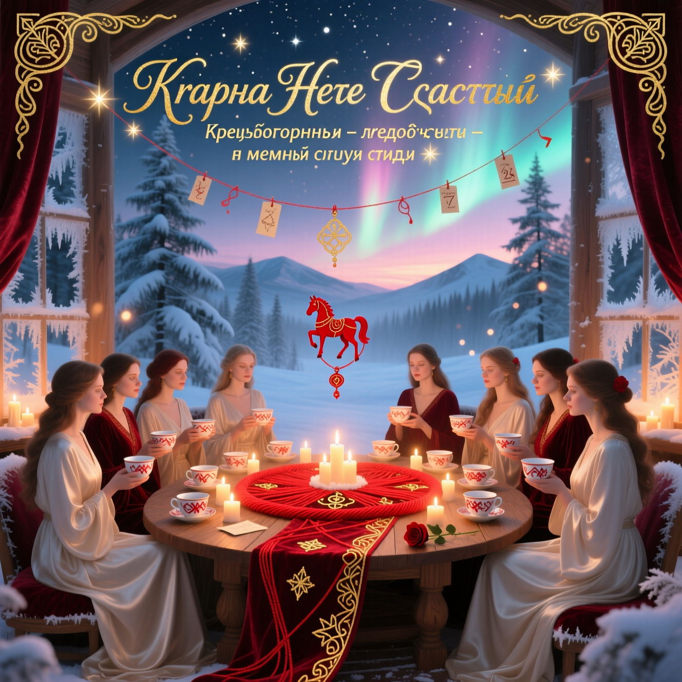 «Красная Нить Счастья» предновогодняя встреча в женском кругу силы