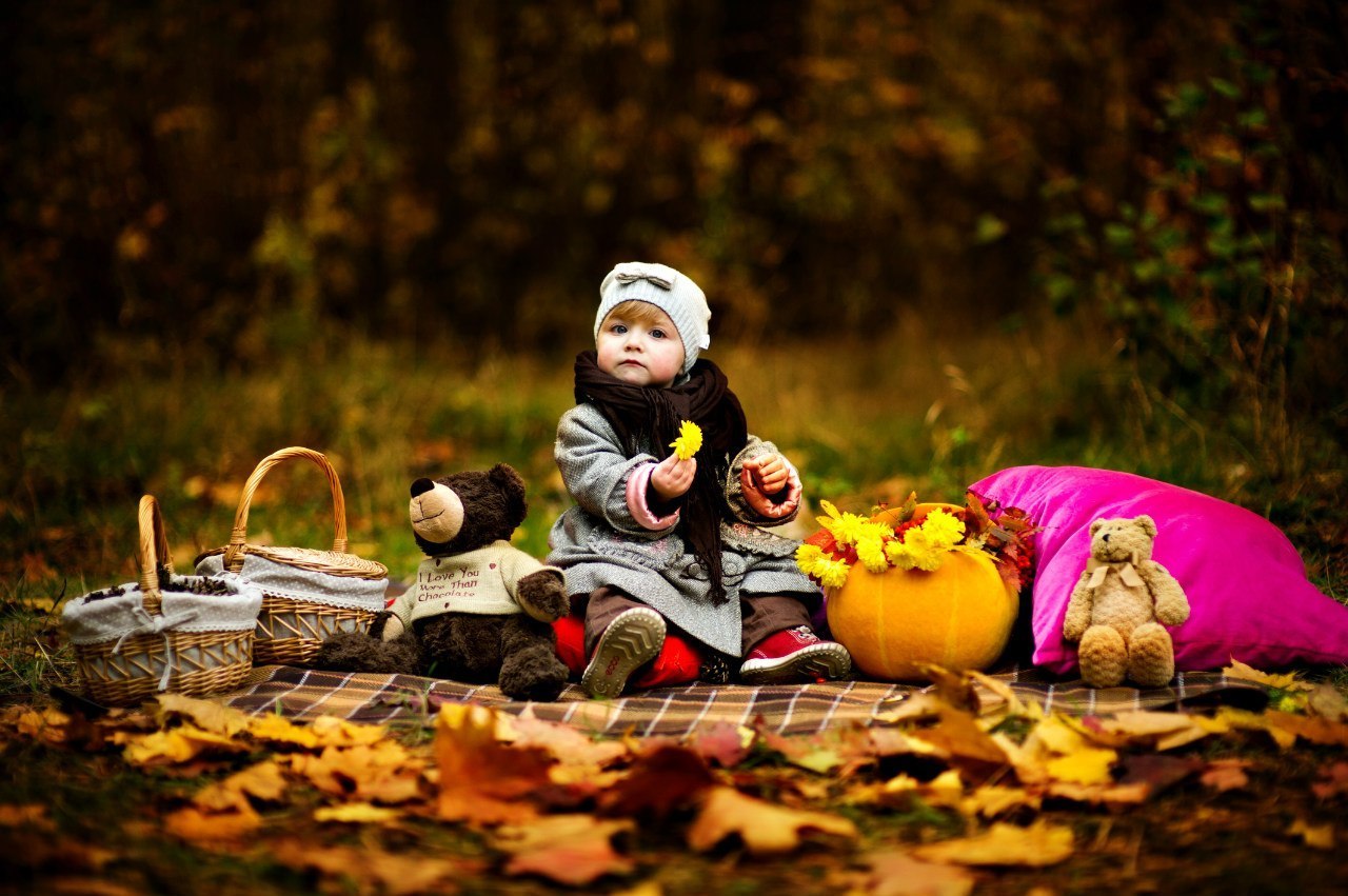 фото по месяцам ребенка осень