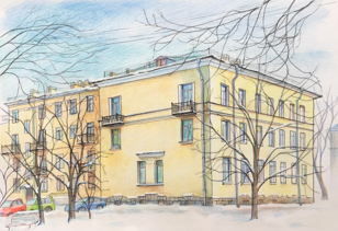  Мастер-класс для детей «Городской пейзаж»