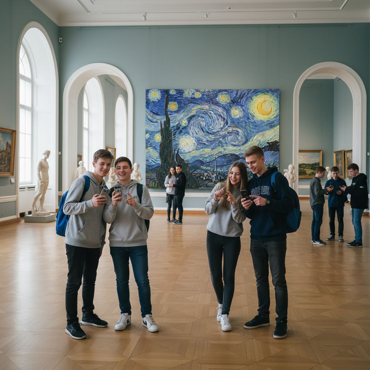 КВЕСТ для детей от 10 лет по Галерее Пушкинского (без гида, с озвучкой)