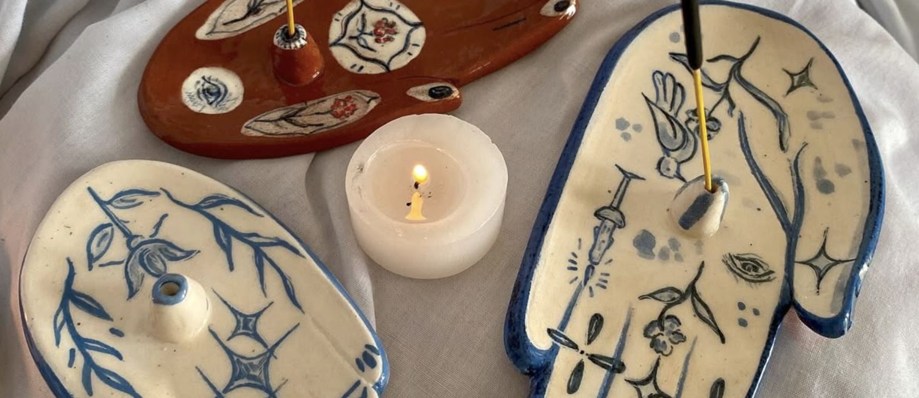 Мастер-класс по лепке из глины для взрослых и детей Подставка под благовония