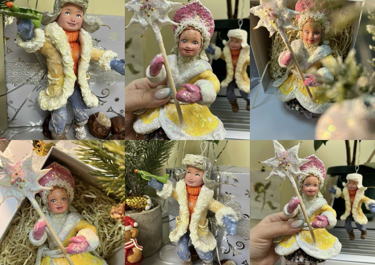 ВАТНОЕ ЧУДО: Новогодняя игрушка в стиле СССР