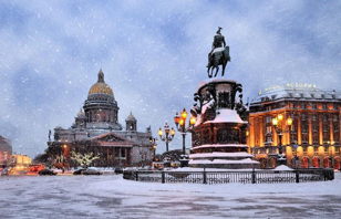 Встреча с французскими путешественниками в Санкт-Петербурге 16 февраля