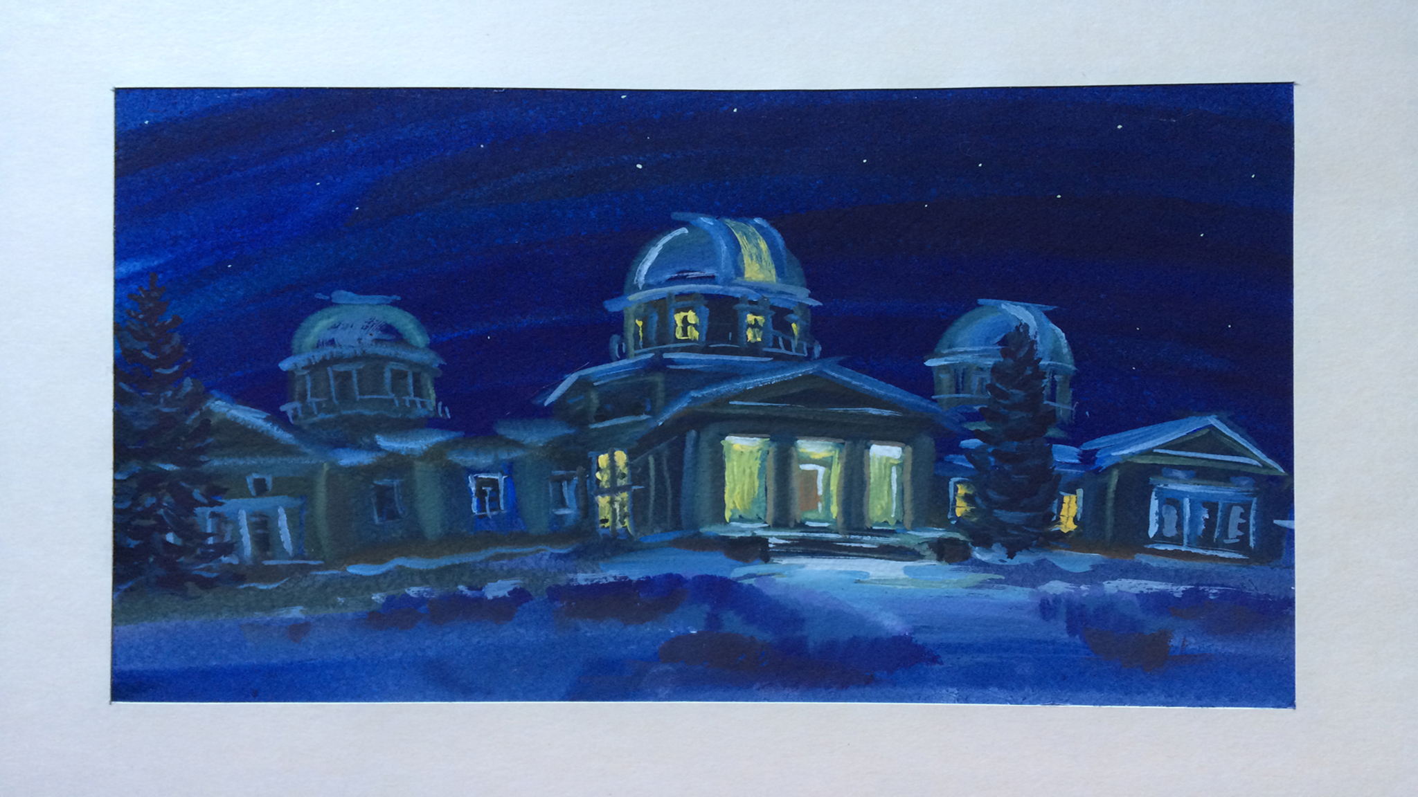 Новогодний вечер в Пулковской обсерватории