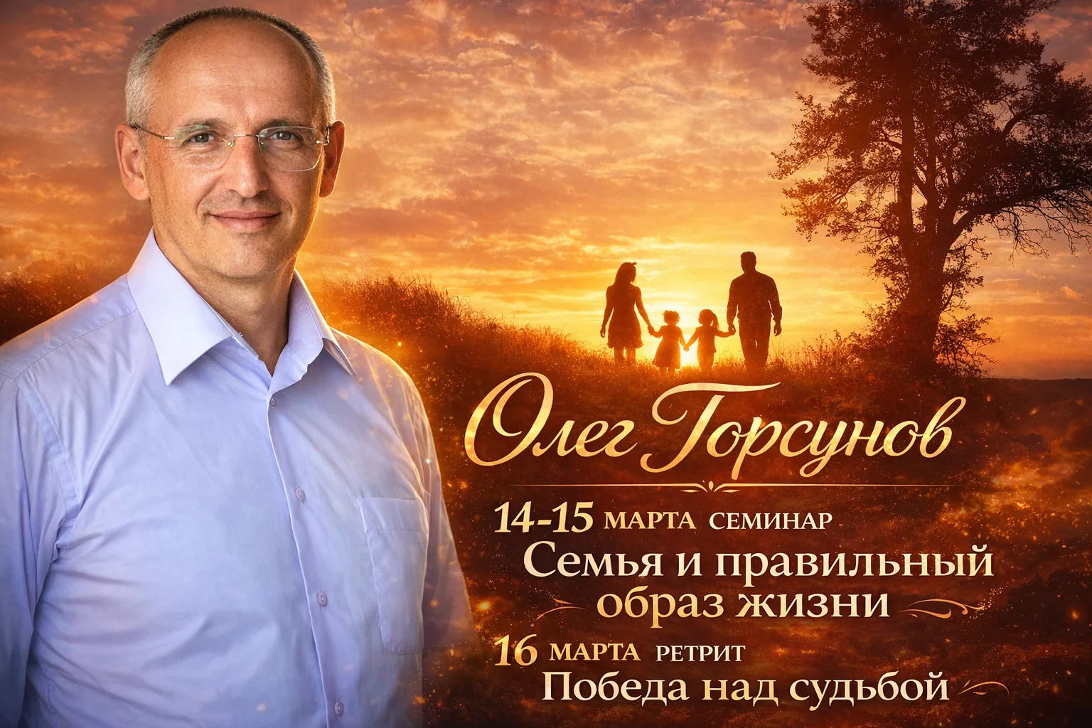 Семинар О. Г. Торсунова «Семья и правильный образ жизни»