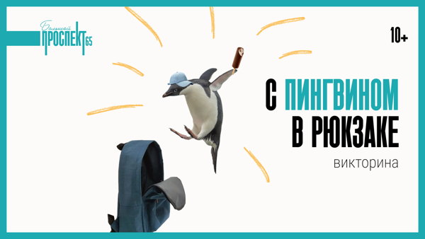 С пингвином в рюкзаке