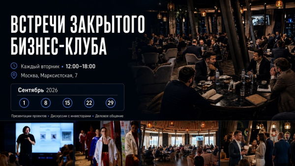 Инвестиционный нетворкинг: предприниматели, проекты и инвесторы
