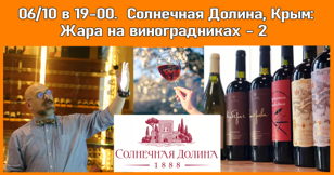 Солнечная Долина, Крым: жара на винограднике-2. В главной роли - бренд-амбассадор Сергей Александров.