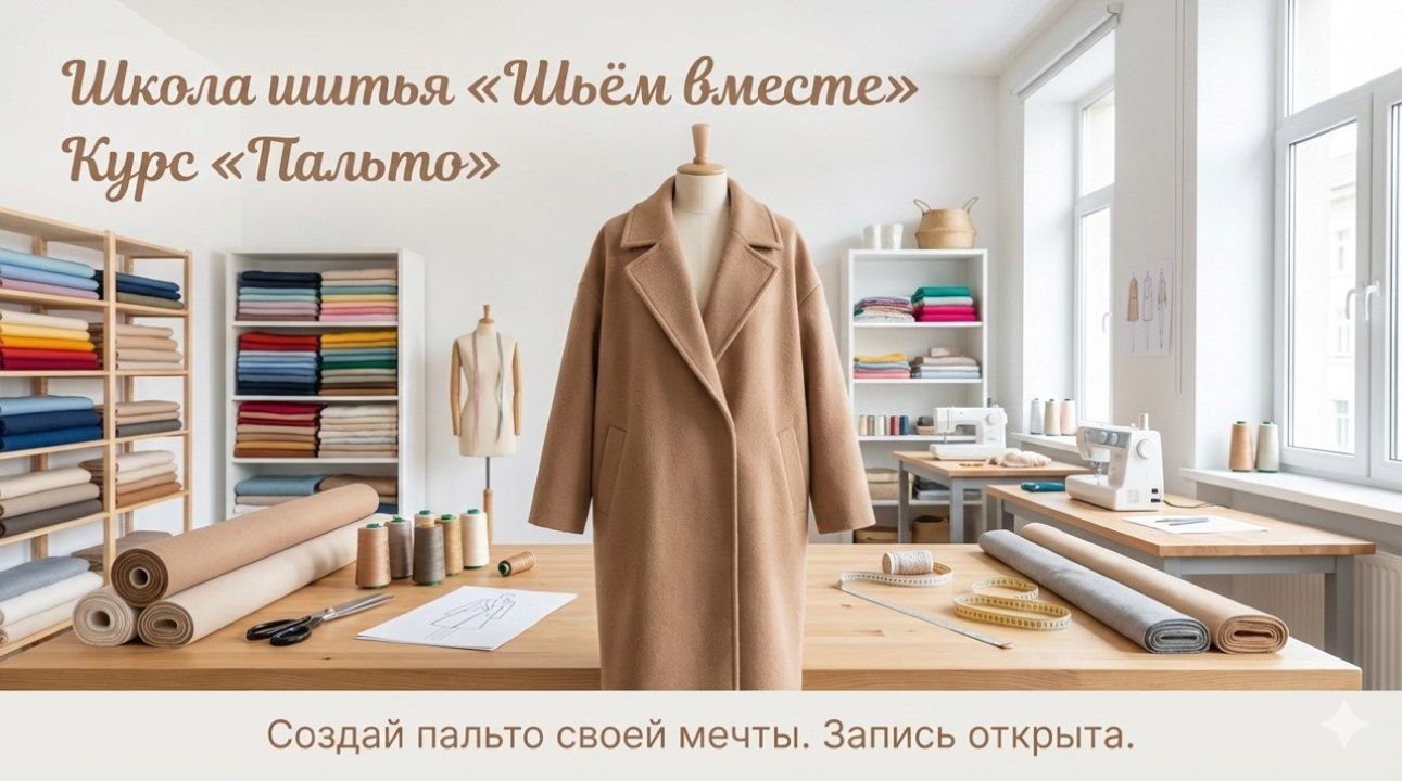 Курс по пошиву пальто