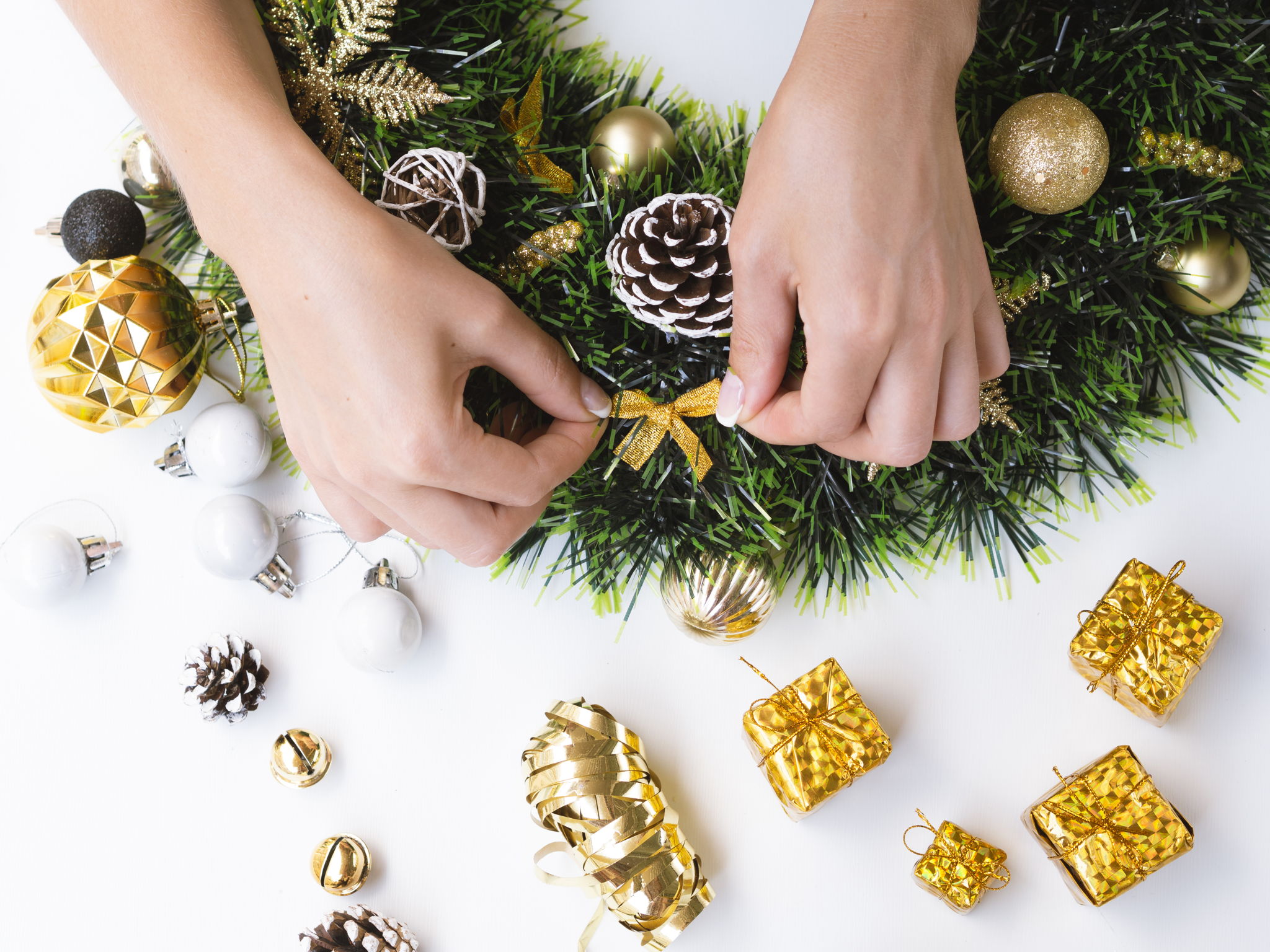 Мастер-класс «Рождественский венок»