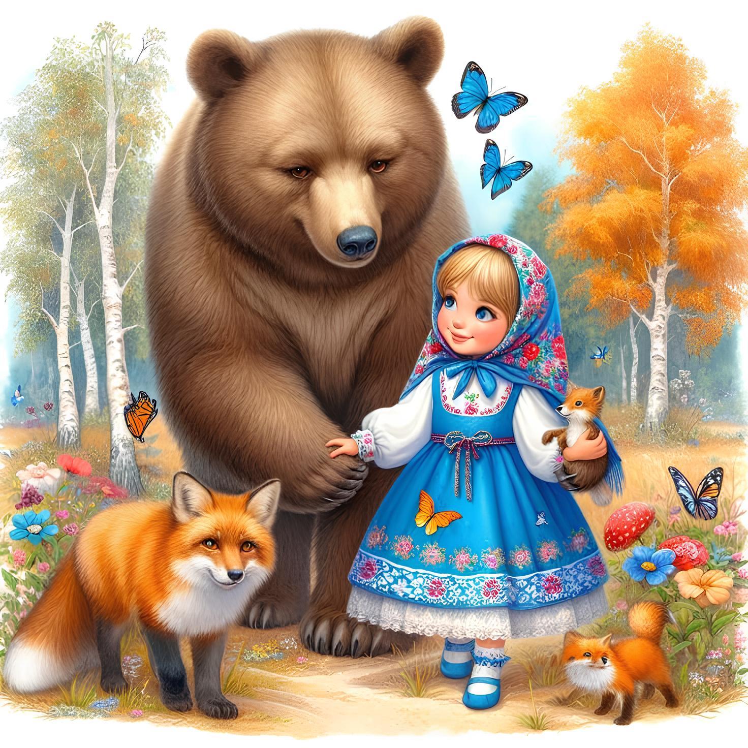 Музыкальная интерактивная сказка «Медвежья Масленица» 2+